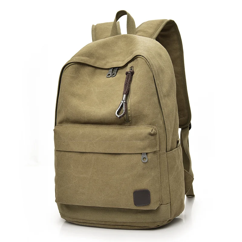 DIDA BEAR 2017 Women Men Canvas Backpacks Large School Bags For Teenager Boys Girls Travel Laptop Backbag Mochila Rucksack Grey 7