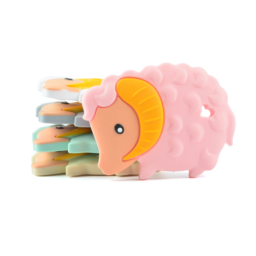 LOFCA 1pcs Sheep Silicone Teether Baby DIY Infant Teething Toys BPA Free Animal Food Grade Jewelry Chew Necklace Pendant
LOFCA 1pcs Sheep Silicone Teether Baby DIY Infant Teething Toys BPA Free Animal Food Grade Jewelry Chew Necklace Pendant