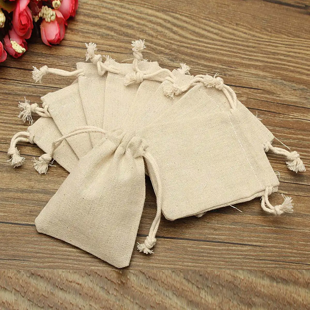 30Pcs/set Small Burlap Natural Linen Jute Sack Drawstring Gift Bags Jewelry Pouch
30Pcs/set Small Burlap Natural Linen Jute Sack Drawstring Gift Bags Jewelry Pouch