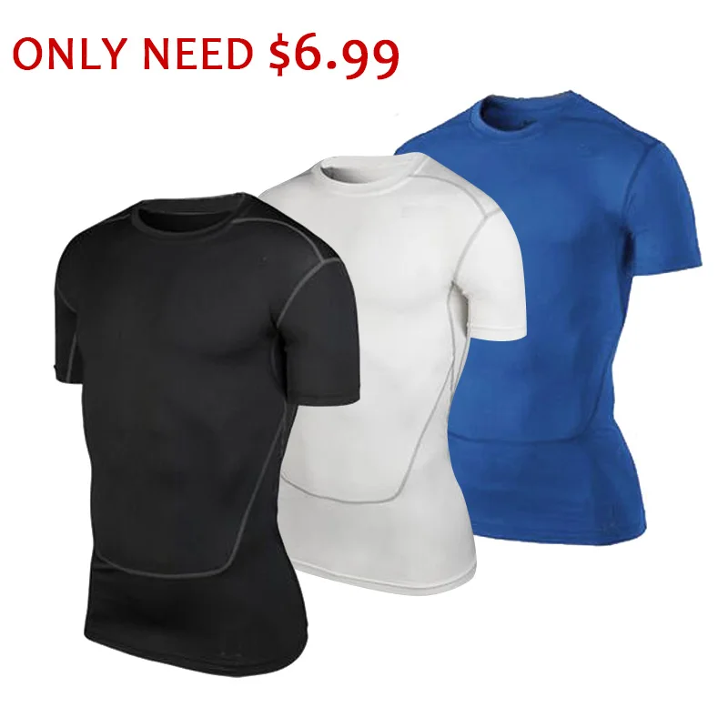 Only Need $6.99 Clearance Short Sleeve Running Shirt Men Elastic Compression Gym Shirt Fitness Tight Sport Top Soccer Jersey
Only Need $6.99 Clearance Short Sleeve Running Shirt Men Elastic Compression Gym Shirt Fitness Tight Sport Top Soccer Jersey