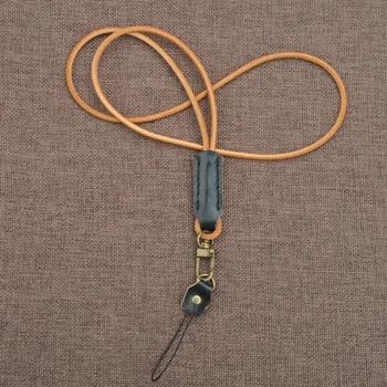 Top Grade Handmade Leather Cowhide lanyard for phones Metal Key Chain mobile phone straps USB badge holder DIY Hang Rope Lanyard
Top Grade Handmade Leather Cowhide lanyard for phones Metal Key Chain mobile phone straps USB badge holder DIY Hang Rope Lanyard