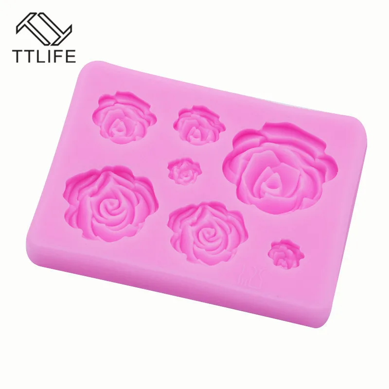 TTLIFE Rose Flower Silicone Mold Fondant Cake Dessert Decorating Tools DIY Pastry Chocolate Cookie Baking Mould New Arrive 2019
TTLIFE Rose Flower Silicone Mold Fondant Cake Dessert Decorating Tools DIY Pastry Chocolate Cookie Baking Mould New Arrive 2019