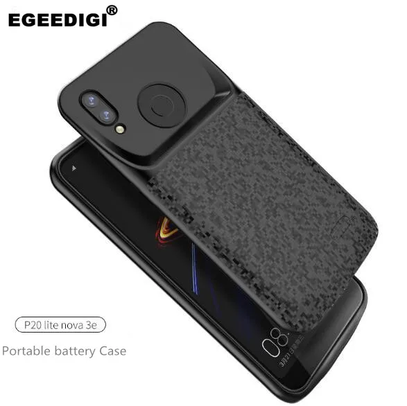 Egeedigi Silicone shockproof Battery Charger Case For Huawei P20 Lite Nova 3e power external charging Case Power Bank Back Cover
Egeedigi Silicone shockproof Battery Charger Case For Huawei P20 Lite Nova 3e power external charging Case Power Bank Back Cover