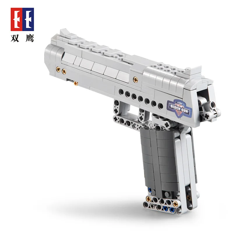 DIY Building Blocks Toy Gun Weapon Desert Eagle Assembly Toy building bricks with bullet plastic pistol model for children
DIY Building Blocks Toy Gun Weapon Desert Eagle Assembly Toy building bricks with bullet plastic pistol model for children