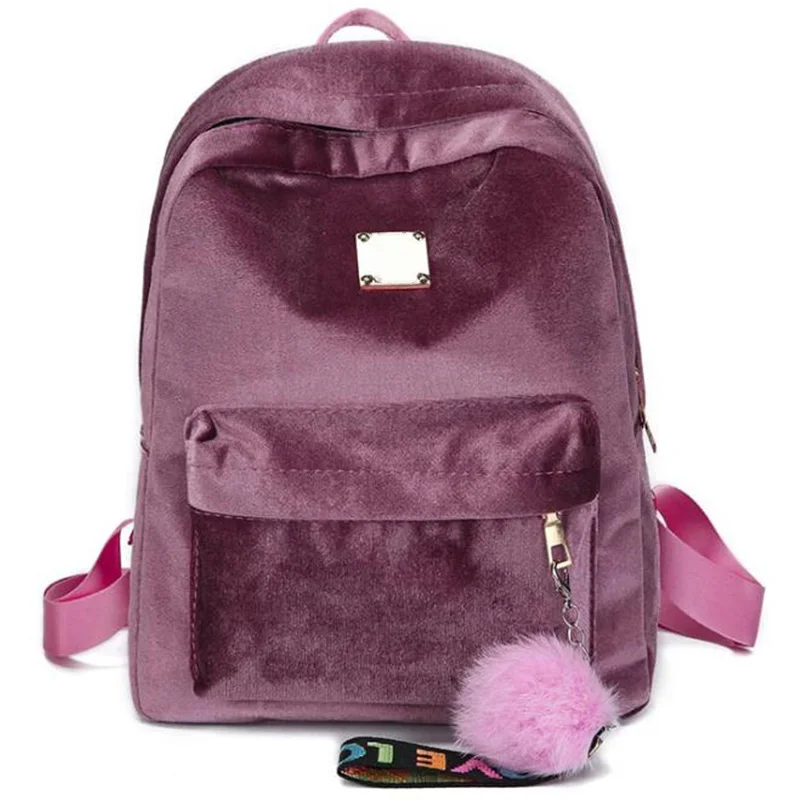 Velour Bag Women School Bags Velvet Lady Casual Pretty Cute Bag Travel Bag
Velour Bag Women School Bags Velvet Lady Casual Pretty Cute Bag Travel Bag