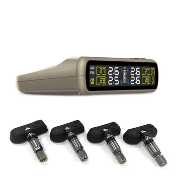 T881X-TJ Car TPMS Internal Sensor Tire Pressure Monitoring System Solar Power Charging LCD Display Auto Alarm System
T881X-TJ Car TPMS Internal Sensor Tire Pressure Monitoring System Solar Power Charging LCD Display Auto Alarm System