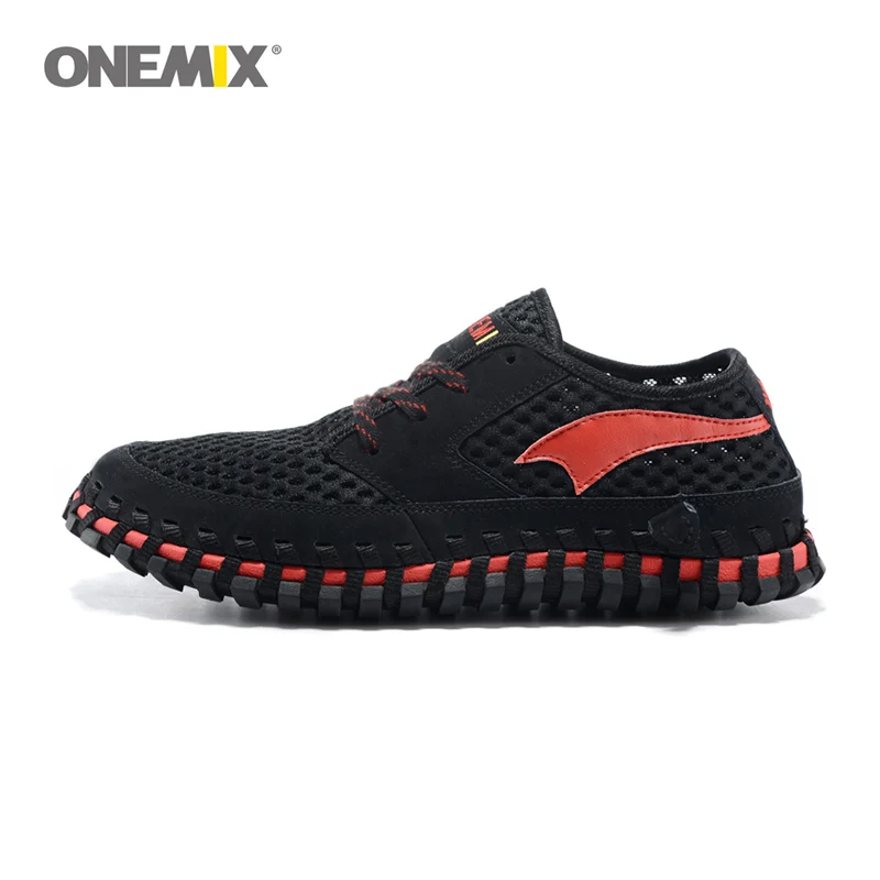 Onemix men's running shoes arch sneakers breathable women's wading shoes weaving lazy sport shoes unisex sneakers size EU36-45
Onemix men's running shoes arch sneakers breathable women's wading shoes weaving lazy sport shoes unisex sneakers size EU36-45