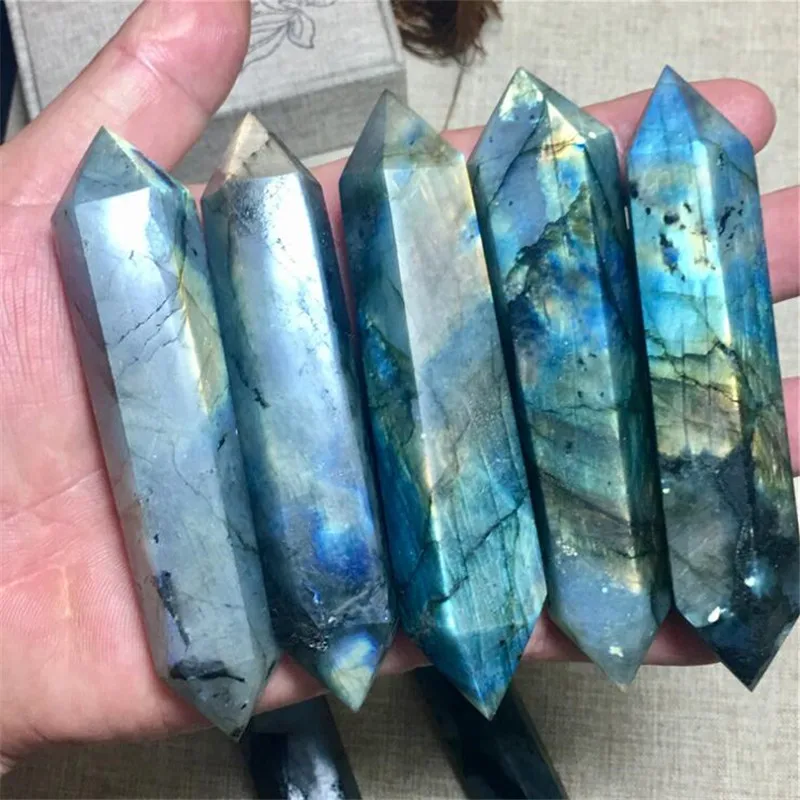 5pcs Energy stone cutting and polishing for natural elongated double-pointed hexagon pillar
5pcs Energy stone cutting and polishing for natural elongated double-pointed hexagon pillar