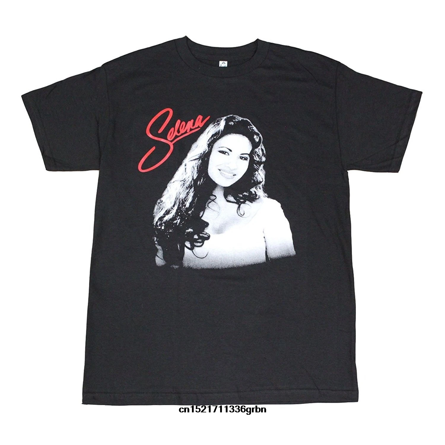 Мужская футболка Selena черный красный логотип летняя модная повседневная забавная