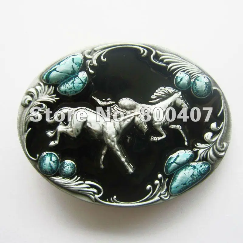 New Vintage Western Double Horses Oval Belt Buckle Gurtelschnalle Boucle de ceinture
New Vintage Western Double Horses Oval Belt Buckle Gurtelschnalle Boucle de ceinture
