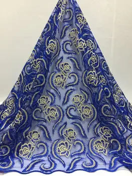Classic Hot Tulle Embroidered Mesh Lace Fabric African Lace Fabric High Quality Guipure Lace 5 yards for Party and Wedding
Classic Hot Tulle Embroidered Mesh Lace Fabric African Lace Fabric High Quality Guipure Lace 5 yards for Party and Wedding