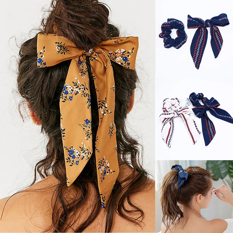 Fashion Bow Streamers Hair Ring Ribbon Girls Hair Bands Women Scrunchies Hair Holder Tie Print Headwear Hair Accessories
Fashion Bow Streamers Hair Ring Ribbon Girls Hair Bands Women Scrunchies Hair Holder Tie Print Headwear Hair Accessories