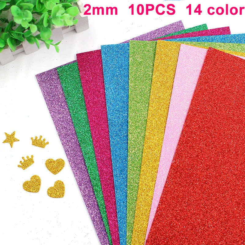 30*20cm 10pcs DIY Foamiran Adhesive with Glitters Foam Paper Kraft Paper Gold Powder Glitter Handmade Paper Crafts For Decoratio
30*20cm 10pcs DIY Foamiran Adhesive with Glitters Foam Paper Kraft Paper Gold Powder Glitter Handmade Paper Crafts For Decoratio