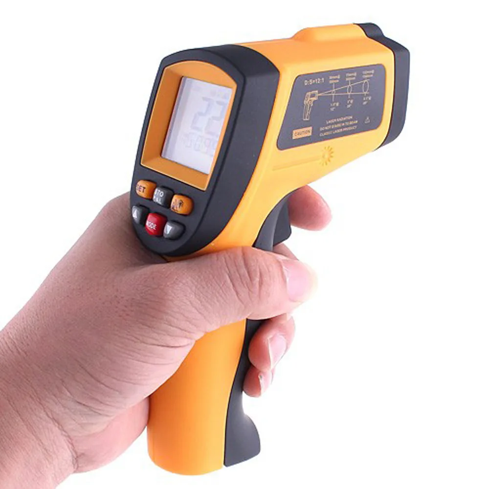 Kkmoon digital Infrared Thermometer quality temperature instruments temperature gauge precise hygrometer -50 C -900C
Kkmoon digital Infrared Thermometer quality temperature instruments temperature gauge precise hygrometer -50 C -900C