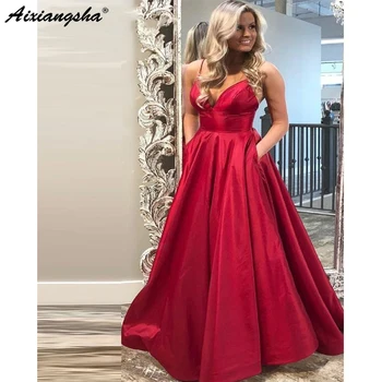 Sexy Evening Dresses 2019 Long V Neck Lace Elastic Satin Elegant Formal Party Gowns Backless Evening Gowns Robe De Soiree
Sexy Evening Dresses 2019 Long V Neck Lace Elastic Satin Elegant Formal Party Gowns Backless Evening Gowns Robe De Soiree