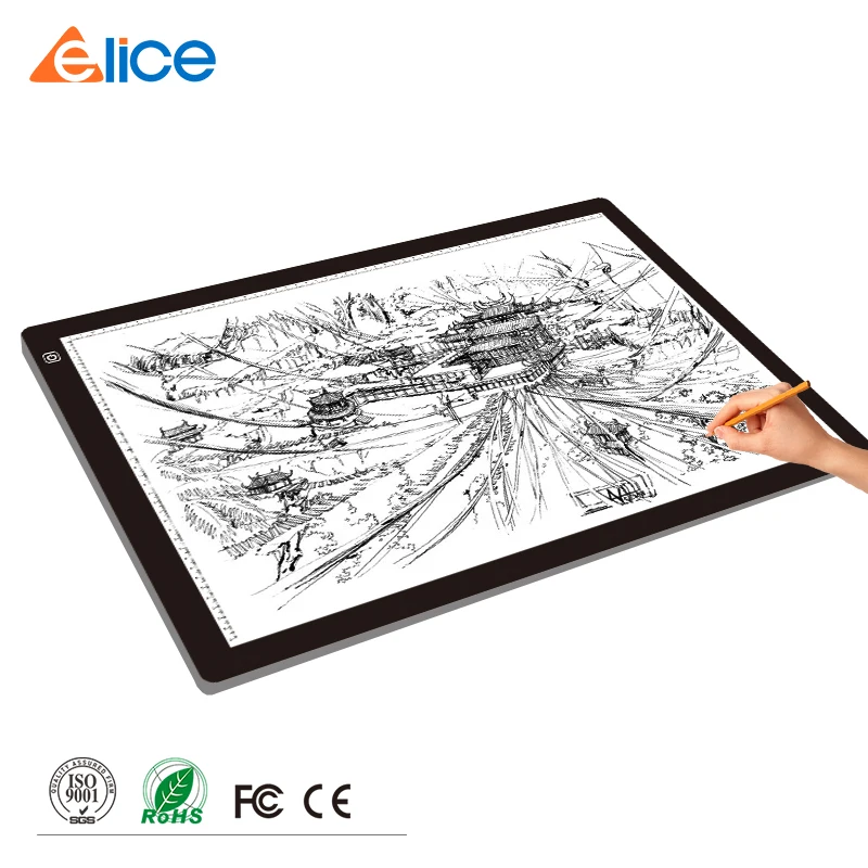 Digital Graphic Tablet A2 LEDThin Stencil Drawing Board Light Tracing Writing Portable Electronic Tablet Pad Stepless Dimming
Digital Graphic Tablet A2 LEDThin Stencil Drawing Board Light Tracing Writing Portable Electronic Tablet Pad Stepless Dimming