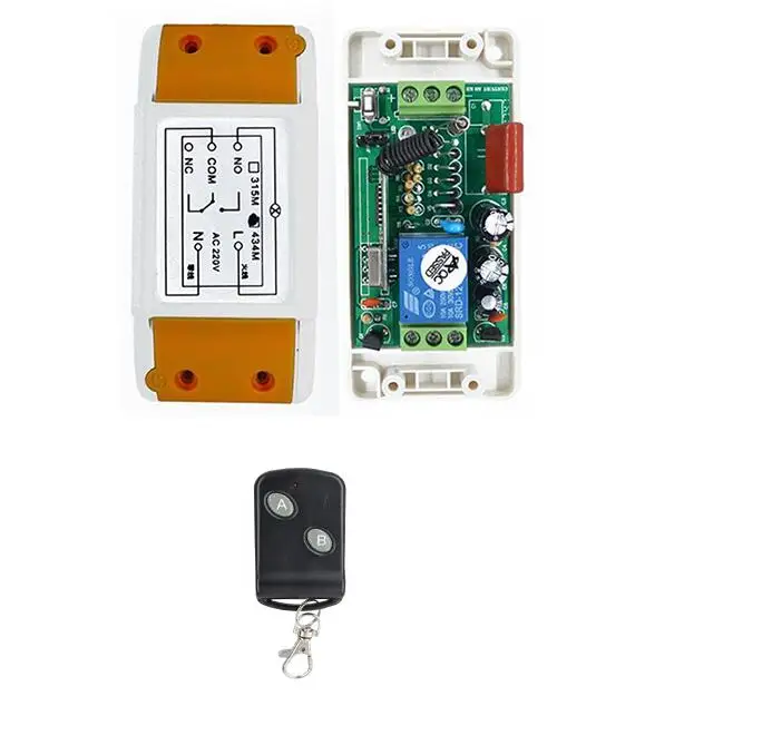 220 V Relay 10A AC220V 1CH Radio Controller RF Wireless Relay Remote Control Switch Transmitter Receiver for light led 433 MHZ
220 V Relay 10A AC220V 1CH Radio Controller RF Wireless Relay Remote Control Switch Transmitter Receiver for light led 433 MHZ