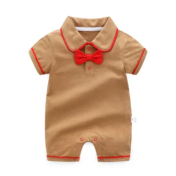 Summer Gentleman New Style Baby Boys Rompers Pure Cotton Short Sleeves Blue Baby Clothes Boys Romper Toddler Kids Jumpsuits
Summer Gentleman New Style Baby Boys Rompers Pure Cotton Short Sleeves Blue Baby Clothes Boys Romper Toddler Kids Jumpsuits