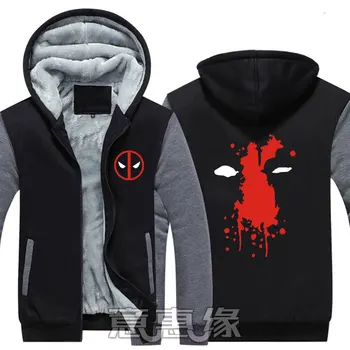 New Winter Jackets and Coats Deadpool hoodie Anime Hooded Thick Zipper Men Sweatshirts
New Winter Jackets and Coats Deadpool hoodie Anime Hooded Thick Zipper Men Sweatshirts