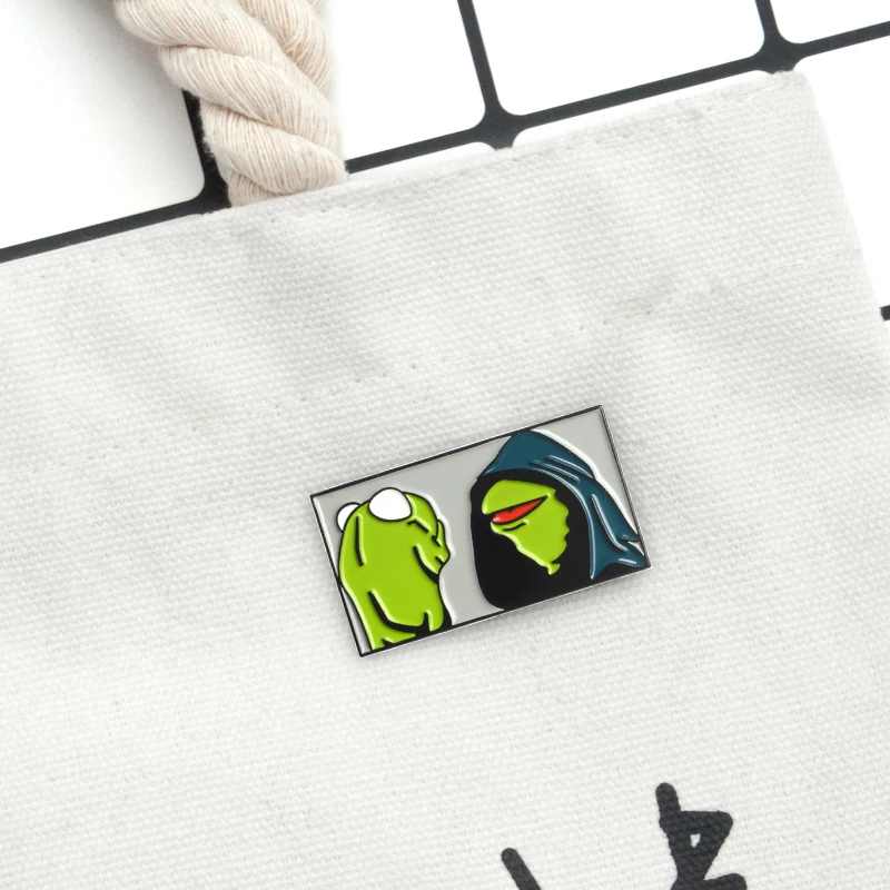 Kermit the Frog Brooch Enamel Pin Badge Cartoon Muppet show Inner Me Brooch Hat Bag Shirt Lapel Pin Buckle Gift for Women Men
Kermit the Frog Brooch Enamel Pin Badge Cartoon Muppet show Inner Me Brooch Hat Bag Shirt Lapel Pin Buckle Gift for Women Men