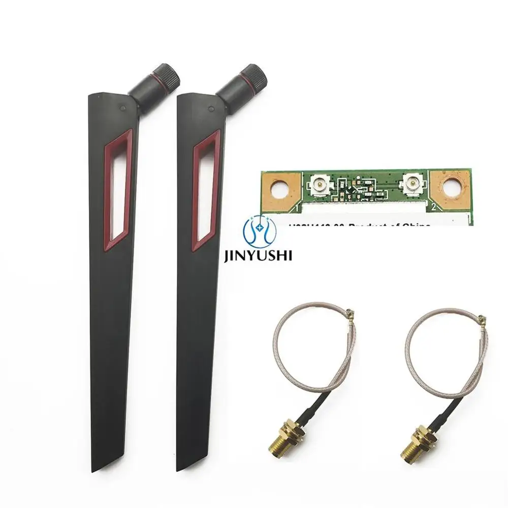 2pcs/set 2.4G/5Ghz Antenna AC88U high gain 12dbi with IPEX/MHF4 to SMA pigtail Signal wifi for Intel 7260 7265 8260 8265 9260
2pcs/set 2.4G/5Ghz Antenna AC88U high gain 12dbi with IPEX/MHF4 to SMA pigtail Signal wifi for Intel 7260 7265 8260 8265 9260