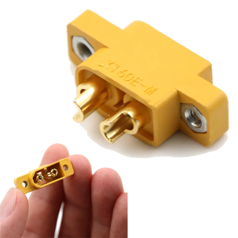 Yellow DIY Spare Part Remote Control Toy Parts XT60E-M Mountable XT60 Male Plug Connector For RC Models Multicopter Fixed Board
Yellow DIY Spare Part Remote Control Toy Parts XT60E-M Mountable XT60 Male Plug Connector For RC Models Multicopter Fixed Board