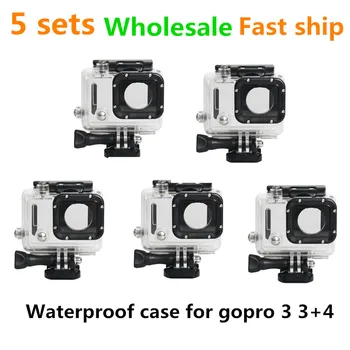 5sets wholesale Detachable clip waterproof case housing for gopro hero 3+3 4 sport camera accessory water-resistant 45 meters
5sets wholesale Detachable clip waterproof case housing for gopro hero 3+3 4 sport camera accessory water-resistant 45 meters