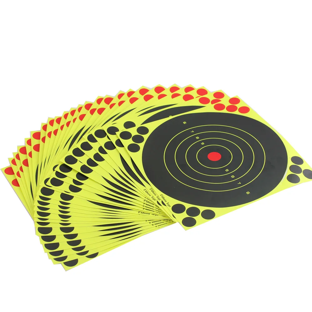 24 sticks Splash flower target 8-inch adhesive Reactivity Shoot Target for Gun Rifle Pistol Practice
24 sticks Splash flower target 8-inch adhesive Reactivity Shoot Target for Gun Rifle Pistol Practice
