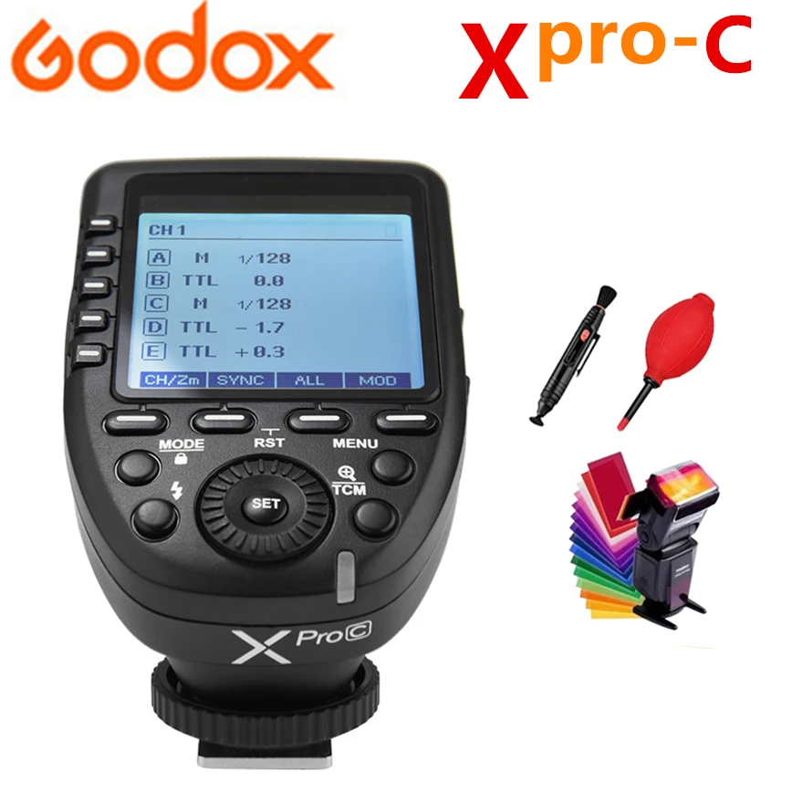 Godox Xpro-C Transmitter Supply V860IIC TT600 TT350C SK400II TT685C TT350 E-TTL 2.4G Wireless X system II HSS flash For Canon
Godox Xpro-C Transmitter Supply V860IIC TT600 TT350C SK400II TT685C TT350 E-TTL 2.4G Wireless X system II HSS flash For Canon