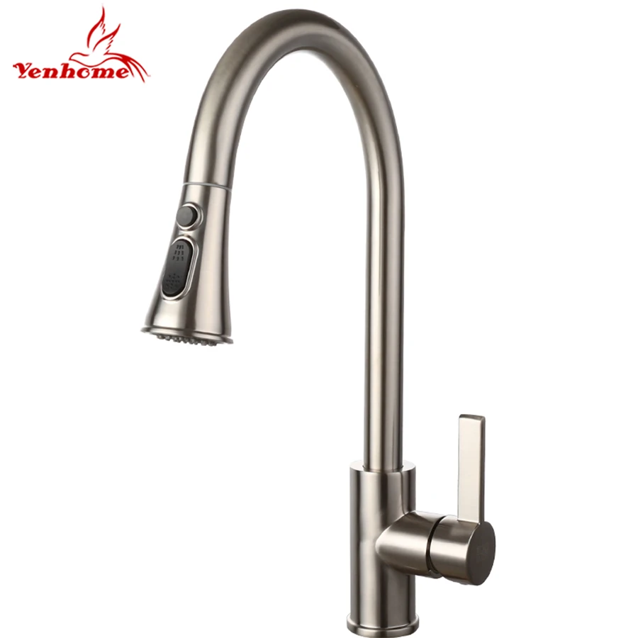 Kitchen Faucet Solid Brass Pull Out Kitchen Mixer Tap Dual Mode Water Outlet Mixer Deck Mounted Single Handle Sink Crane Faucets
Kitchen Faucet Solid Brass Pull Out Kitchen Mixer Tap Dual Mode Water Outlet Mixer Deck Mounted Single Handle Sink Crane Faucets