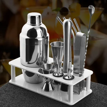 Barware Stainless Steel Cocktail Shaker Wine Martini Drinking Mixer Boston Style Bartender browser Kit Bars Set Tool
Barware Stainless Steel Cocktail Shaker Wine Martini Drinking Mixer Boston Style Bartender browser Kit Bars Set Tool