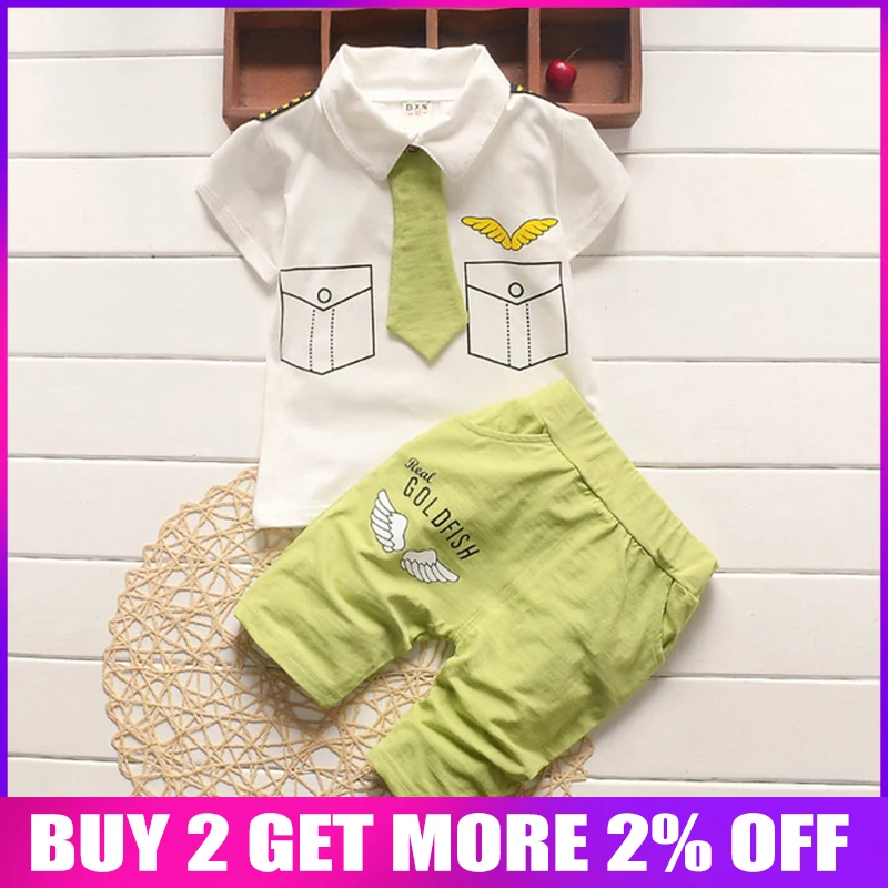 BibiCola baby boys summer clothing sets kids boys gentleman t-shirt + pants 2 pcs clothes suit children boys summer clothing 
BibiCola baby boys summer clothing sets kids boys gentleman t-shirt + pants 2 pcs clothes suit children boys summer clothing