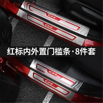 Car styling stainless steel Internal external Scuff Plate/Door Sill Door Sill For Mazda CX-5 cx5 2017 2018 Car styling
Car styling stainless steel Internal external Scuff Plate/Door Sill Door Sill For Mazda CX-5 cx5 2017 2018 Car styling