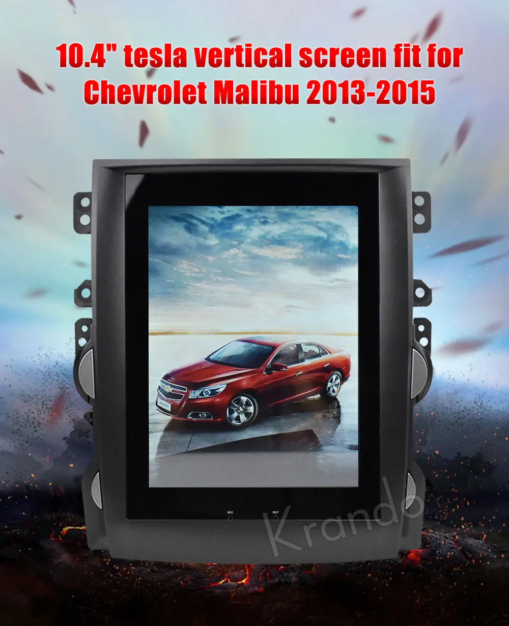 Cheap Krando Android 8.1 10.4" Tesla Vertical touch screen car dvd player for Chevrolet Malibu 2013-2015 gps entertainment system 0 Cheap Krando Android 8.1 10.4" Tesla Vertical touch screen car dvd player for Chevrolet Malibu 2013-2015 gps entertainment system 0