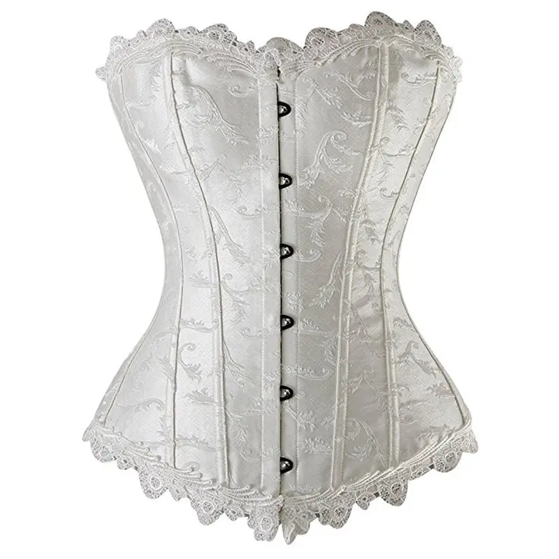 Women Corsets Sexy Black Gothic Underwear White Vintage Solid Lace Up Female Fashion Summer 2019 Hot Sale Bustiers Intimates
Women Corsets Sexy Black Gothic Underwear White Vintage Solid Lace Up Female Fashion Summer 2019 Hot Sale Bustiers Intimates