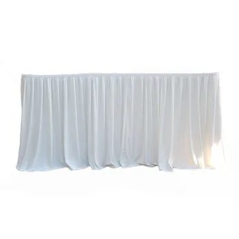 Extra Thicker #Ivory 360cm Lengthx75cm Height Organ Wrinkled Bridal Table Skirting with Clips,360x75cm Table Skirting
Extra Thicker #Ivory 360cm Lengthx75cm Height Organ Wrinkled Bridal Table Skirting with Clips,360x75cm Table Skirting
