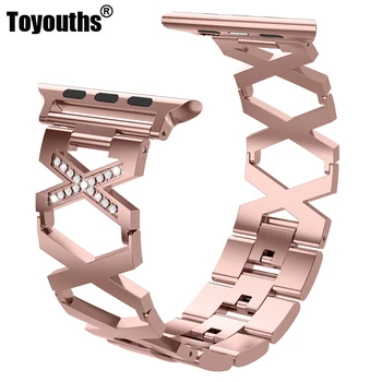 Women Diamond watch Band for Apple Watch 38mm 42mm 40mm 44mm Stainless Steel Strap iwatch Rhinestone Wrist band Bracelet
Women Diamond watch Band for Apple Watch 38mm 42mm 40mm 44mm Stainless Steel Strap iwatch Rhinestone Wrist band Bracelet