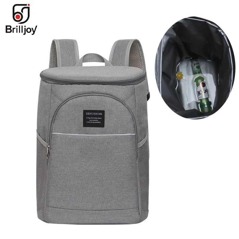 Brilljoy 18L oxford cooler Wine bag thermo lunch picnic box insulated cool backpack ice pack fresh carrier thermal shoulder bags
Brilljoy 18L oxford cooler Wine bag thermo lunch picnic box insulated cool backpack ice pack fresh carrier thermal shoulder bags
