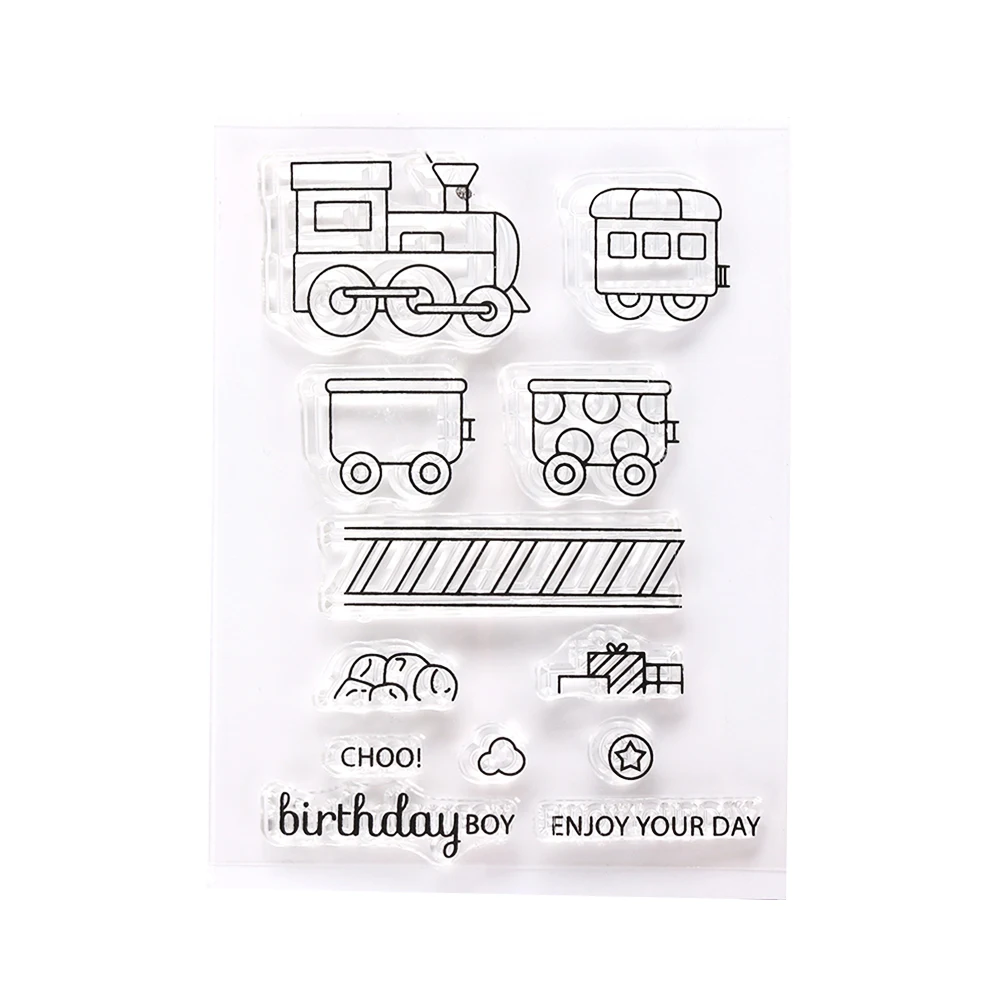 1PC Train Transparent Stamps + Metal Cutting Dies Stencils Scrapbooking Embossing for DIY Crafts Photo Album Decorative
1PC Train Transparent Stamps + Metal Cutting Dies Stencils Scrapbooking Embossing for DIY Crafts Photo Album Decorative