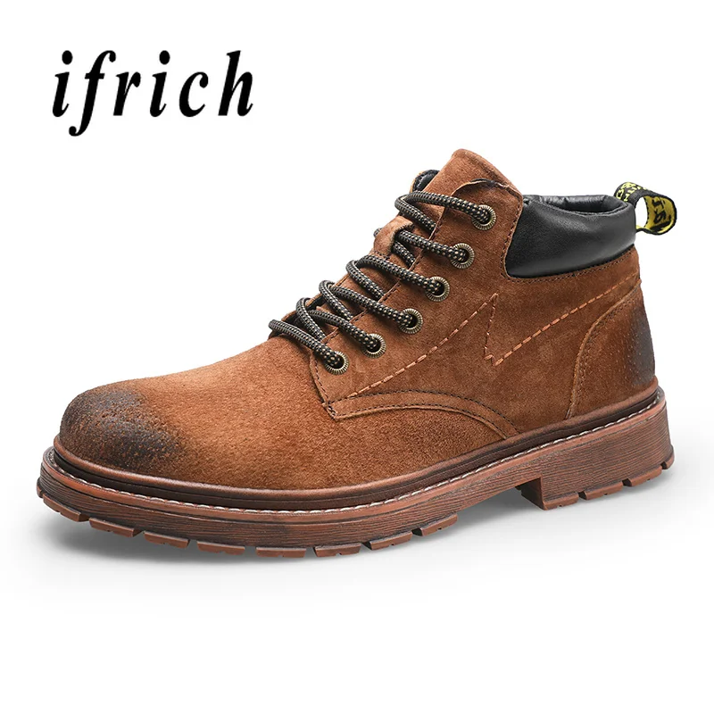 Men Boots Brown Black British Retro Boots Men Comfortable Anti-Slip Work Boots Male Medium Cut Youth Fashion Mens Shoes
Men Boots Brown Black British Retro Boots Men Comfortable Anti-Slip Work Boots Male Medium Cut Youth Fashion Mens Shoes