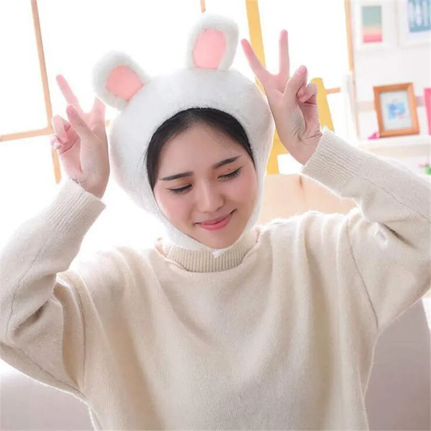 Hot White Pink Rabbit Hat Cosplay Props Accessories Plush Head Fancy Cap Take Photos Keep Warm
Hot White Pink Rabbit Hat Cosplay Props Accessories Plush Head Fancy Cap Take Photos Keep Warm