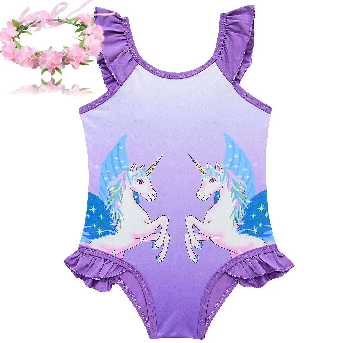2019 Europe and American new Unicorn girl swimsuit children's casual one-piece swimwear Summer beach Above knee Girl Dress
2019 Europe and American new Unicorn girl swimsuit children's casual one-piece swimwear Summer beach Above knee Girl Dress