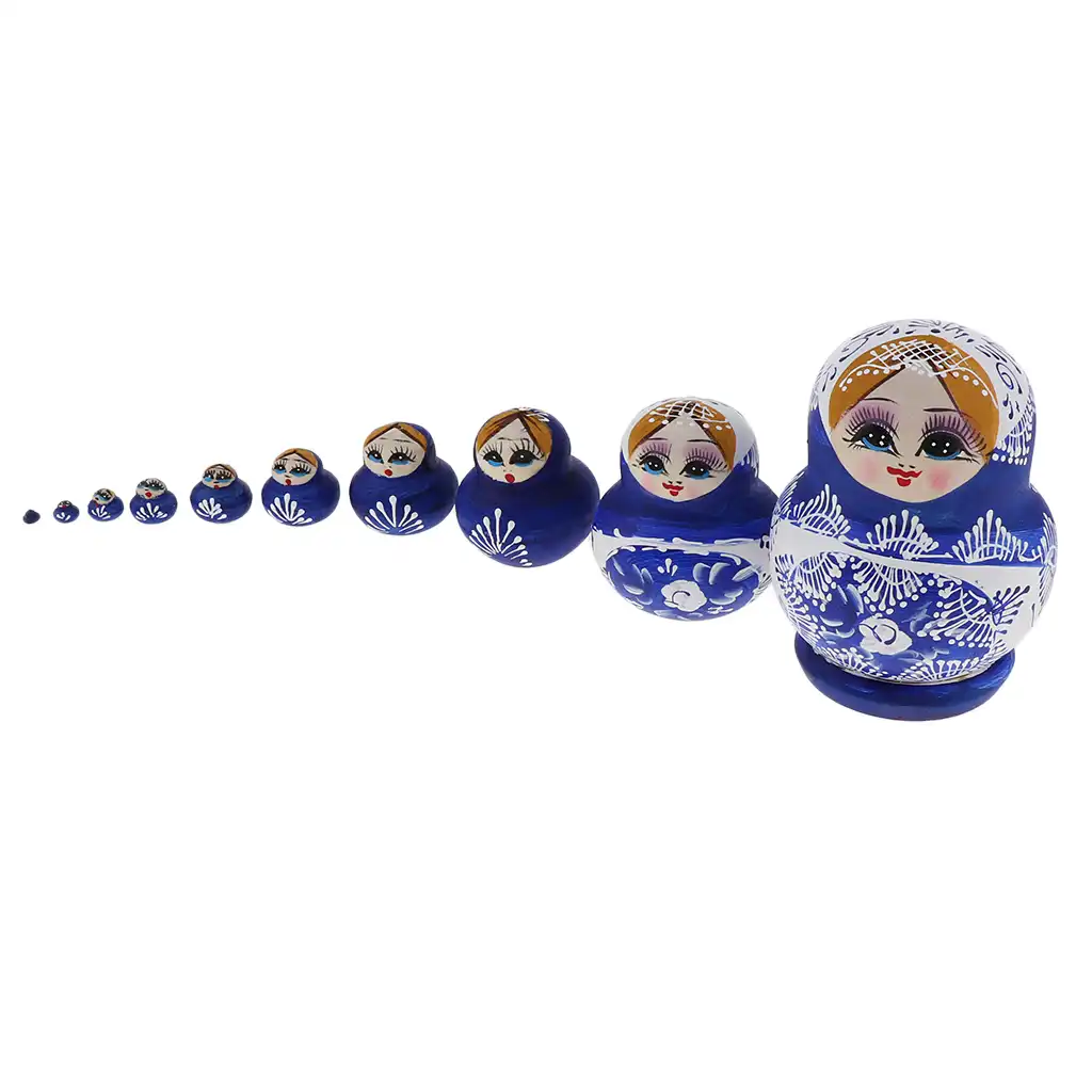 russian nesting dolls 10 piece set