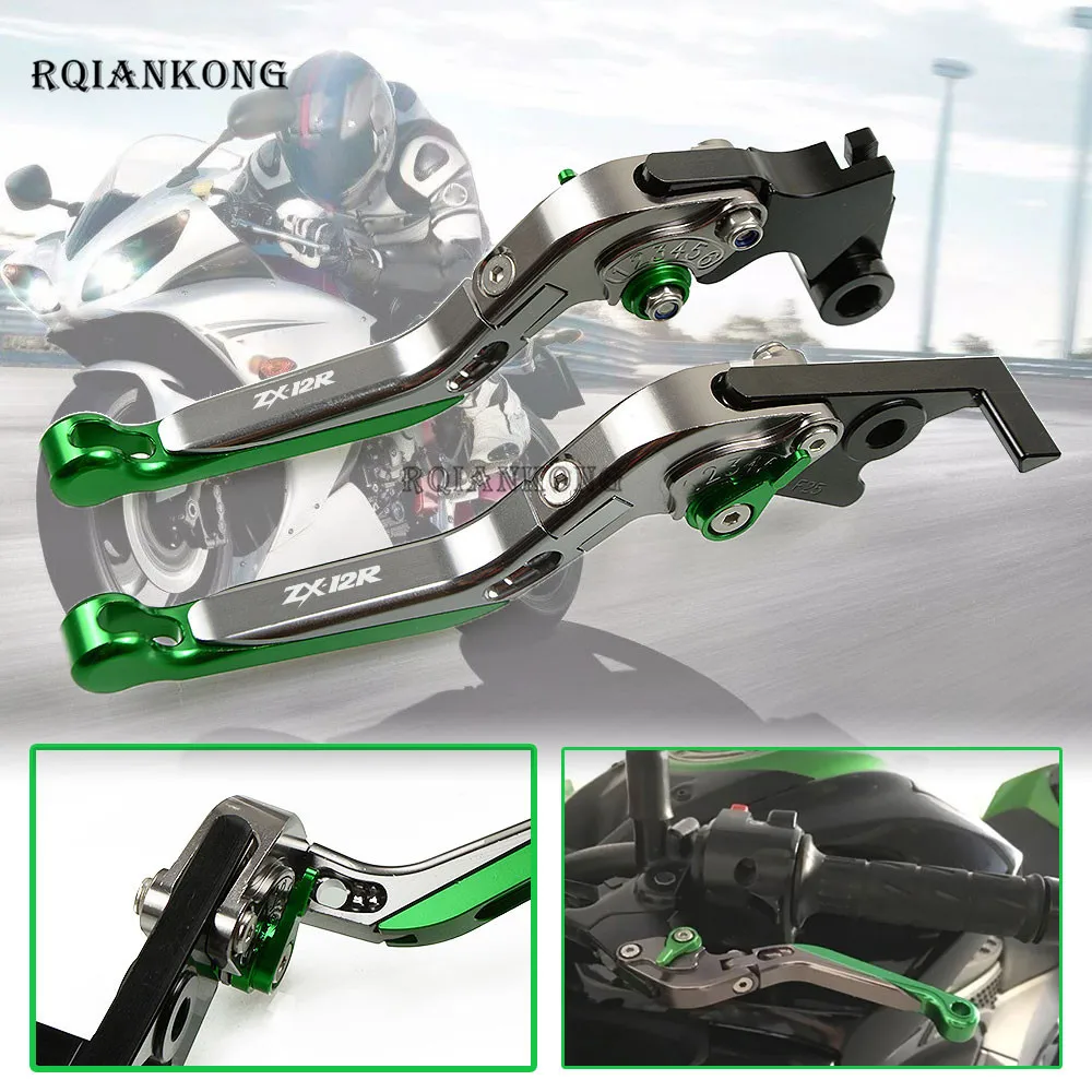 CNC Motorcycle Brake Clutch Levers For Kawasaki ZX12R 2000-2004 2001 2002 2003 ZX 12R ZX-12R Folding Extendable Adjustable
CNC Motorcycle Brake Clutch Levers For Kawasaki ZX12R 2000-2004 2001 2002 2003 ZX 12R ZX-12R Folding Extendable Adjustable