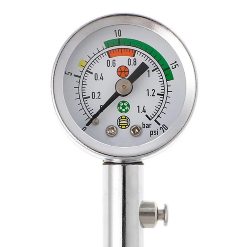 Air Meter Metal Made Accurate Ball BarometerAir Pointer Test Adjustment Football Basketball Volleyball Pressure Device
Air Meter Metal Made Accurate Ball BarometerAir Pointer Test Adjustment Football Basketball Volleyball Pressure Device