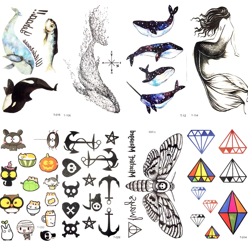 Watercolor Ocean Dolohin Geometric Whale Temporary Tattoo Galaxy Cute Fish Kid Tattoo Sticker men Body Arm Art Flash Tattoo Girl
Watercolor Ocean Dolohin Geometric Whale Temporary Tattoo Galaxy Cute Fish Kid Tattoo Sticker men Body Arm Art Flash Tattoo Girl