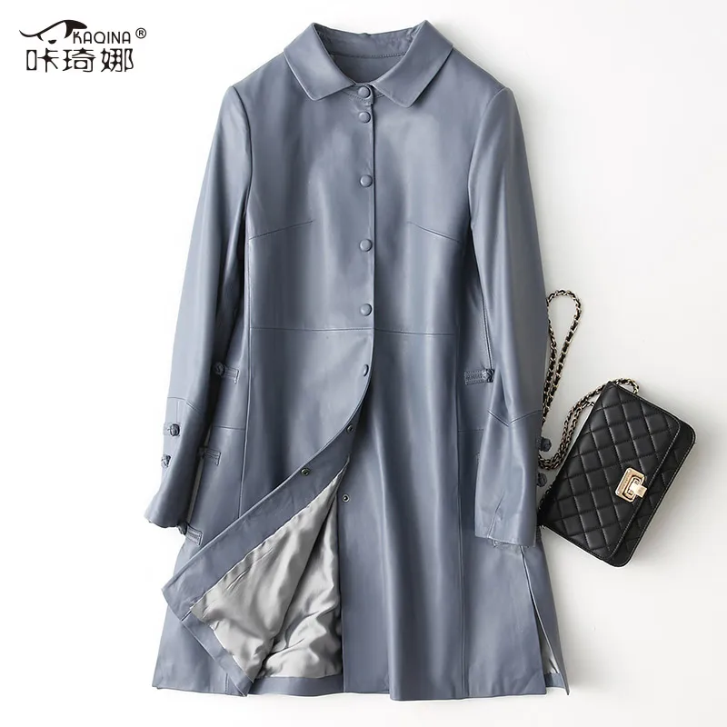 Autumn Winter Genuine Leather Jacket Women Clothes 2018 Real Sheepskin Long Coat Vintage Elegant Overcoat Chaqueta Mujer 28010
Autumn Winter Genuine Leather Jacket Women Clothes 2018 Real Sheepskin Long Coat Vintage Elegant Overcoat Chaqueta Mujer 28010