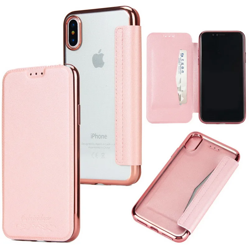 NOWAL Flip Leather Phone Case For iPhone X 8 Plus Plating Soft TPU Silicon Frame Clear Cover For iPhone 5 5S SE 6 6S 7 Plus Capa
NOWAL Flip Leather Phone Case For iPhone X 8 Plus Plating Soft TPU Silicon Frame Clear Cover For iPhone 5 5S SE 6 6S 7 Plus Capa