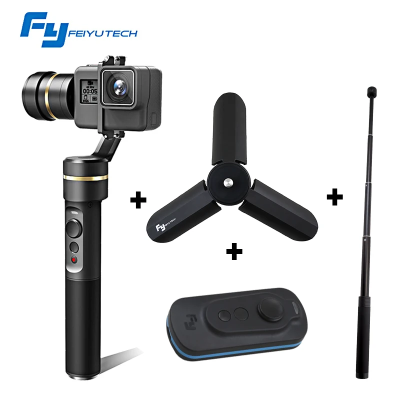 FEIYU FY G5 3-Axis water-proof Handheld Gimbal for GoPro Hero 5 Xiaomi yi 4k SJ AEE Action Cameras Tripot pole remote selection
FEIYU FY G5 3-Axis water-proof Handheld Gimbal for GoPro Hero 5 Xiaomi yi 4k SJ AEE Action Cameras Tripot pole remote selection