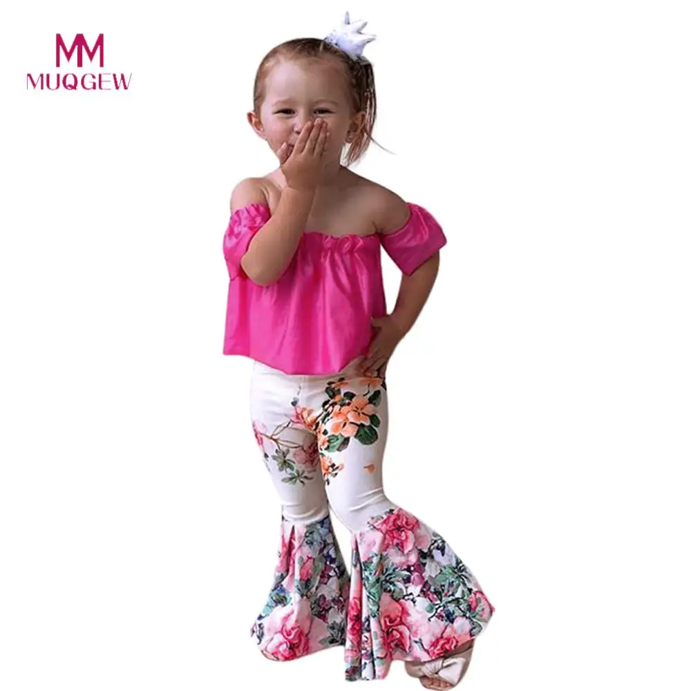 MUQGEW Baby Girl Clothes 2Pcs Toddler Baby Kids Girls Solid Off Shoulder Tops+Floral Pants Set Outfits Baby Clothes Newborn
MUQGEW Baby Girl Clothes 2Pcs Toddler Baby Kids Girls Solid Off Shoulder Tops+Floral Pants Set Outfits Baby Clothes Newborn